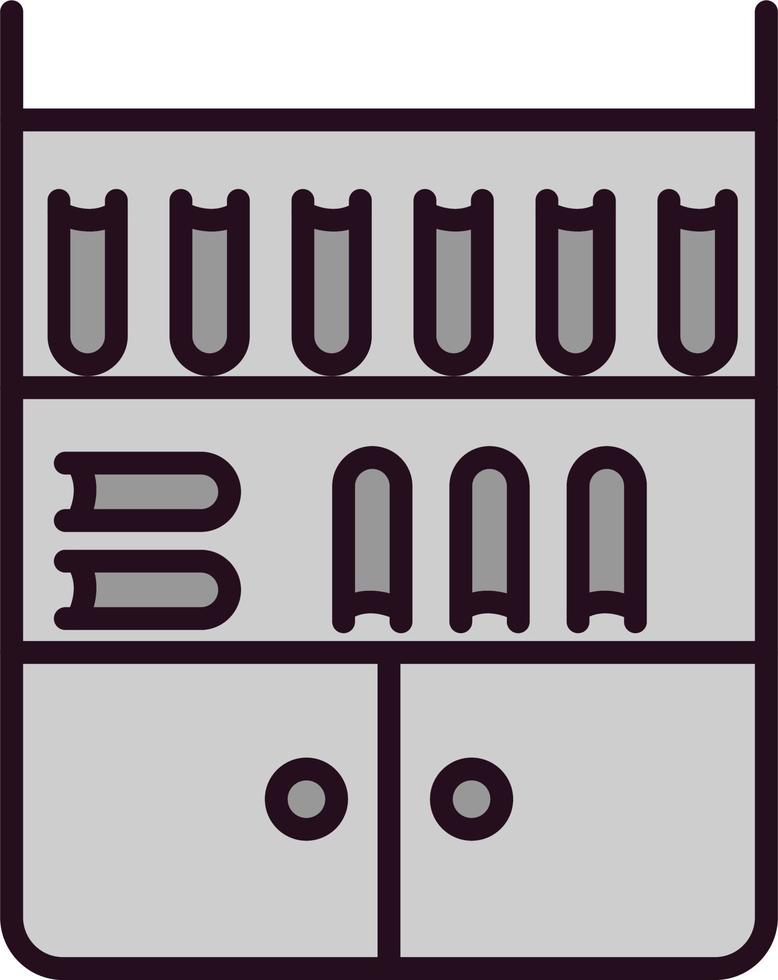 Bookcase Vector Icon