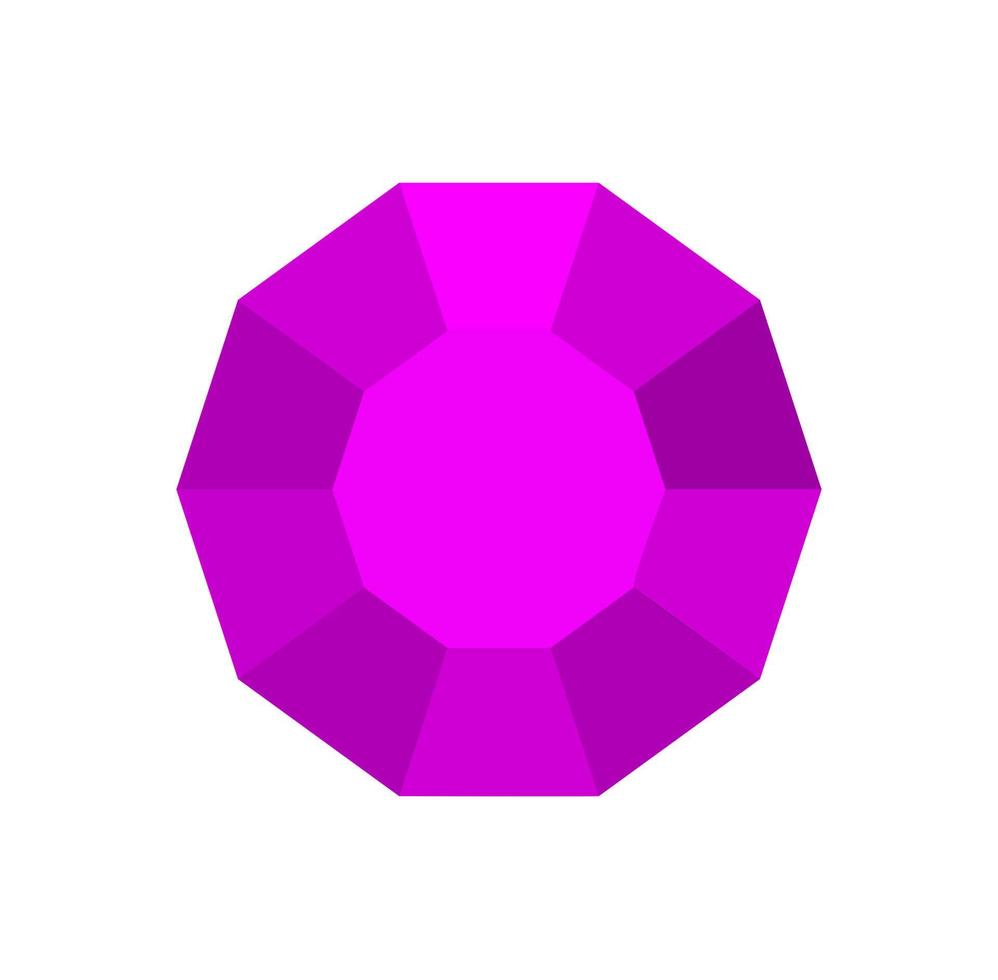 Pink diamond vector. pink diamond icon. 19603482 Vector Art at Vecteezy