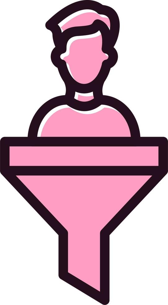 Sales Funnel Vector Icon