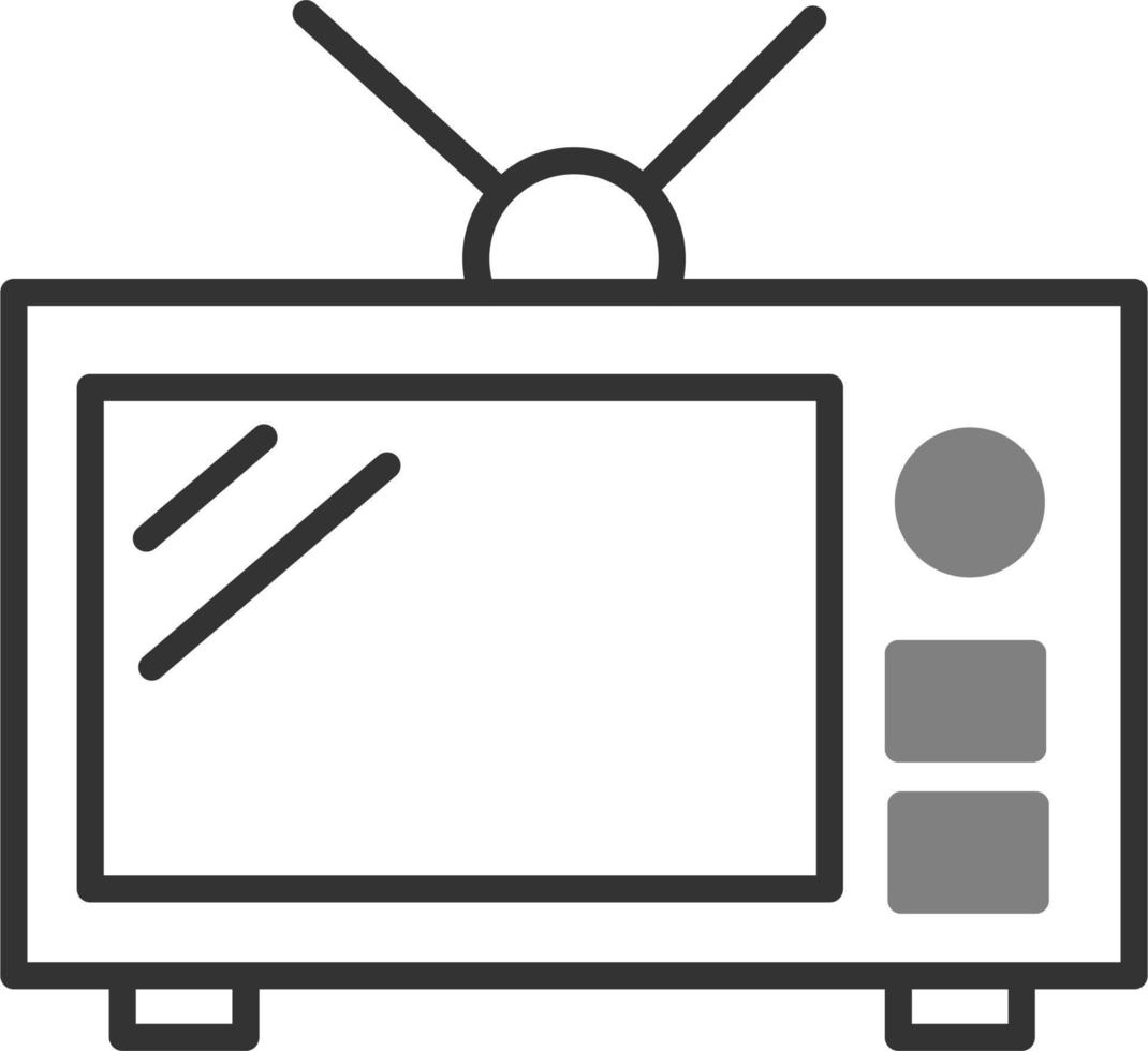 Old tv Vector Icon