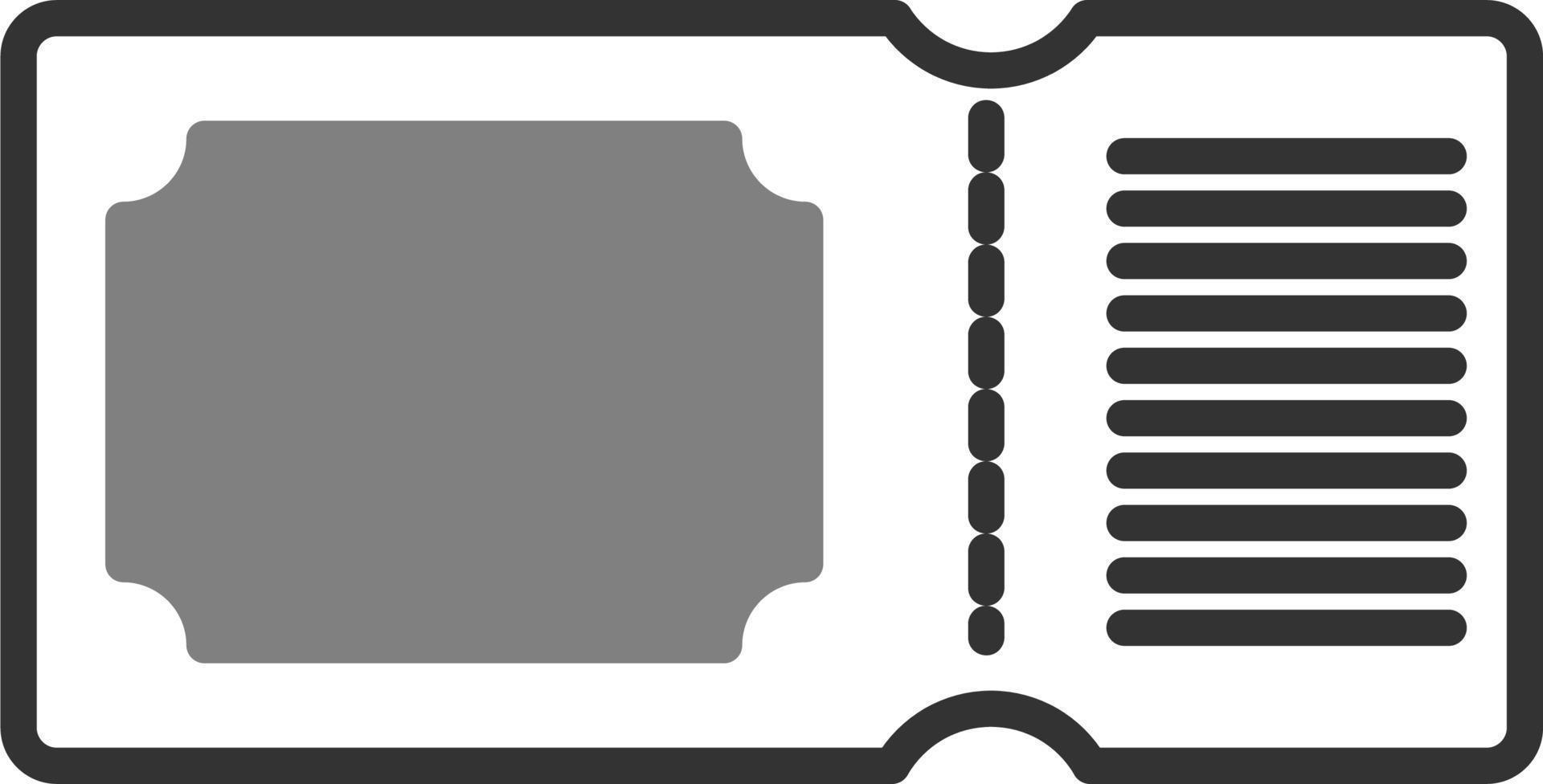 Ticket Vector Icon