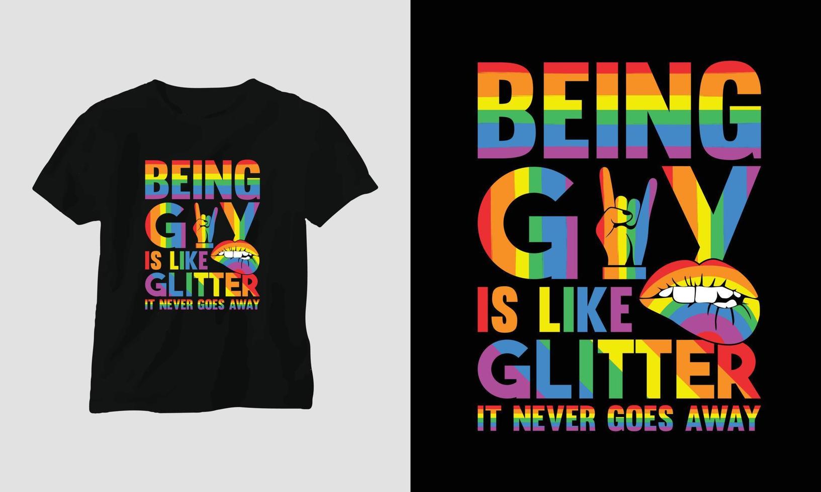 LGBT T-shirt and apparel design. Vector print, typography, poster, emblem, festival, pride, couple