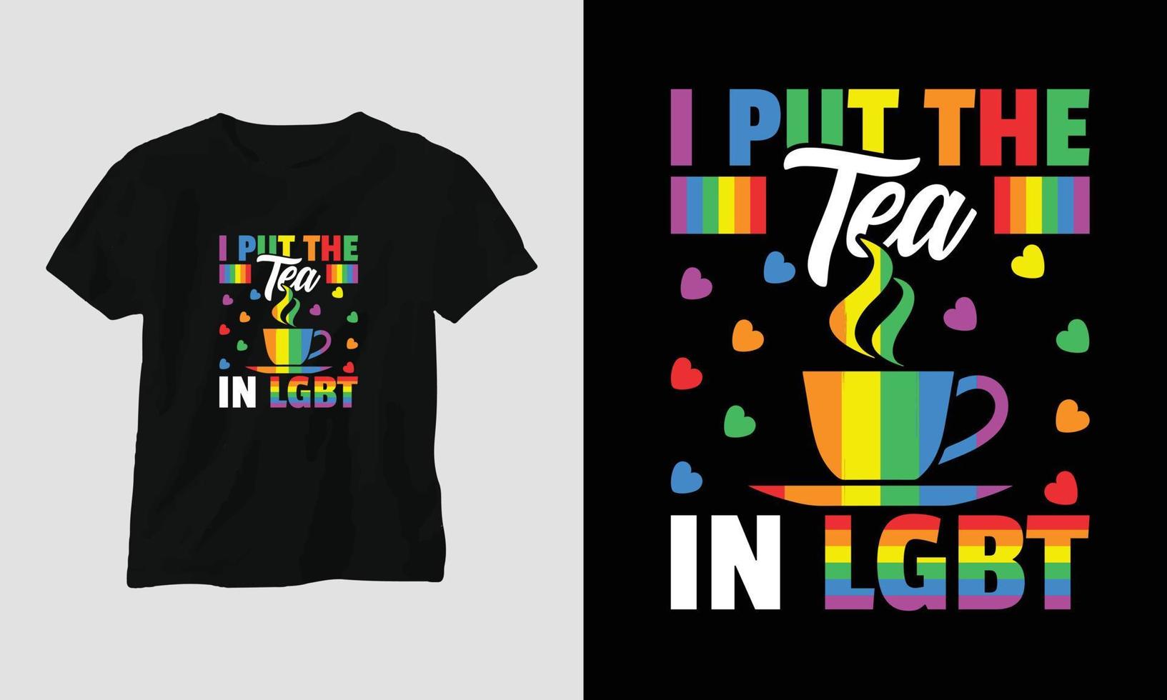 diseño de camisetas y prendas lgbt. impresión vectorial, tipografía, afiche, emblema, festival, orgullo, pareja vector