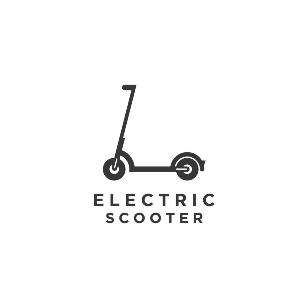 Electric scooter logo design vector icon inspiration