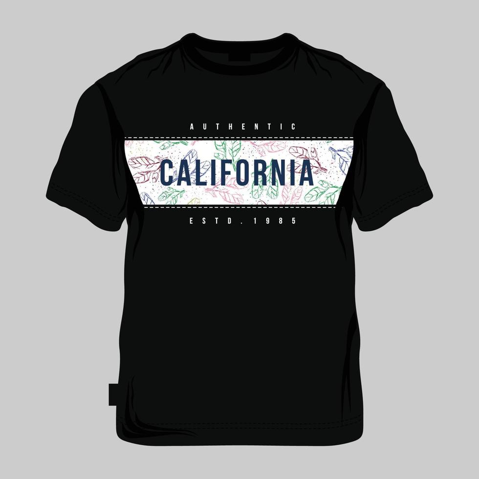 california lettering tropical vector t shirt print and other use