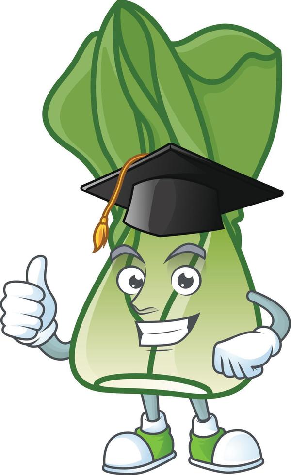 Bok choy cartoon character style vector