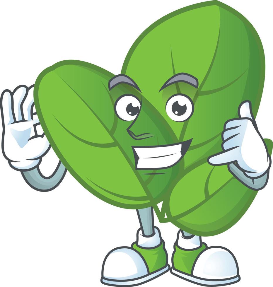 Basil cartoon character style vector