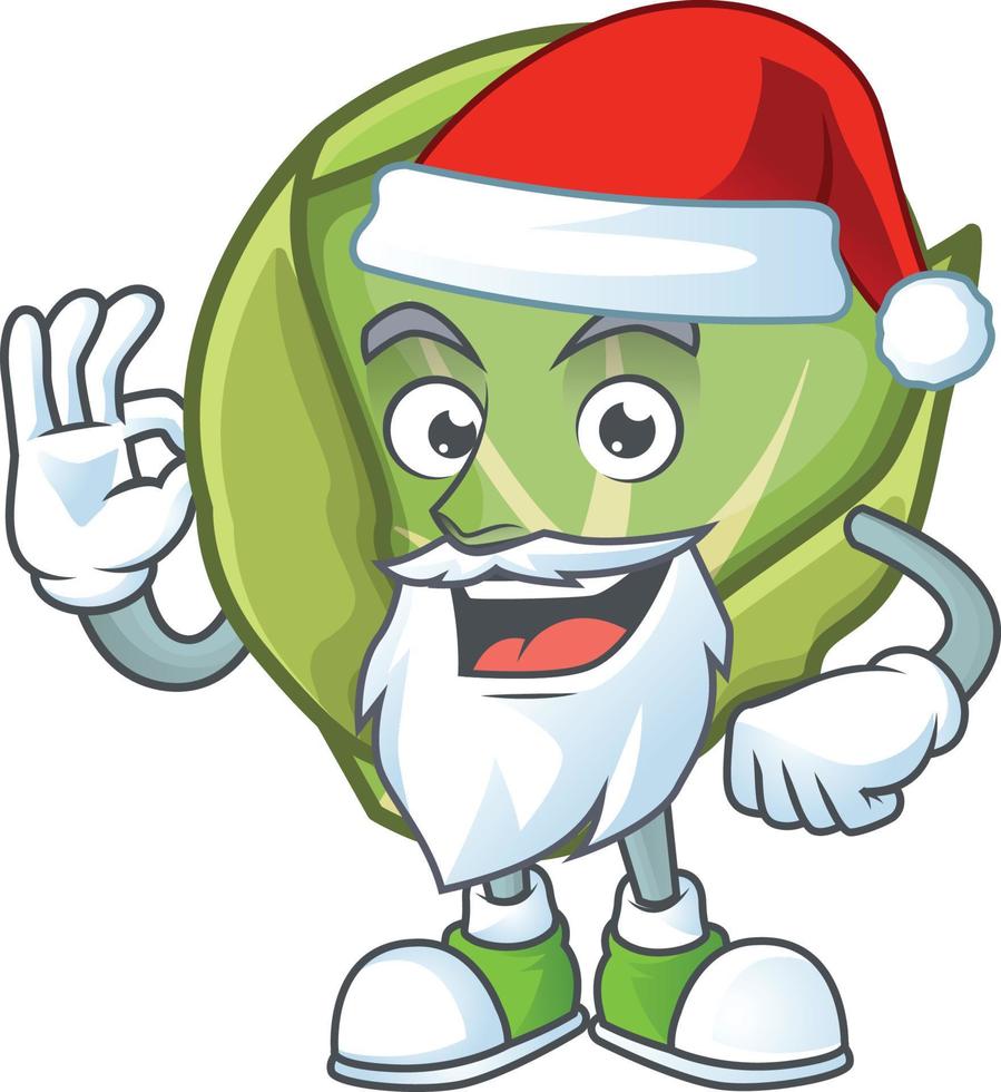 Brussels sprouts cartoon character style vector