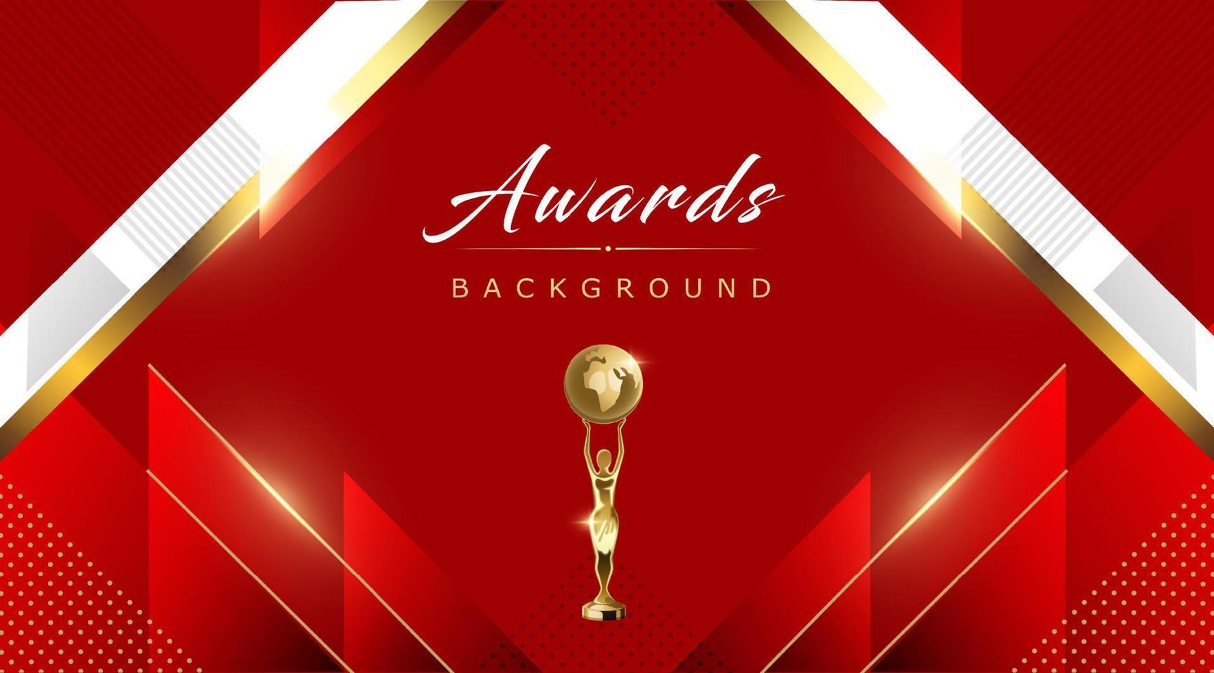 Red Maroon White Golden Awards Graphics Background Lines Polygon Triangle Elegant Shine Modern Stripe Template Frame Luxury Premium Corporate Abstract Design Template Banner Certificate Dynamic Shape vector