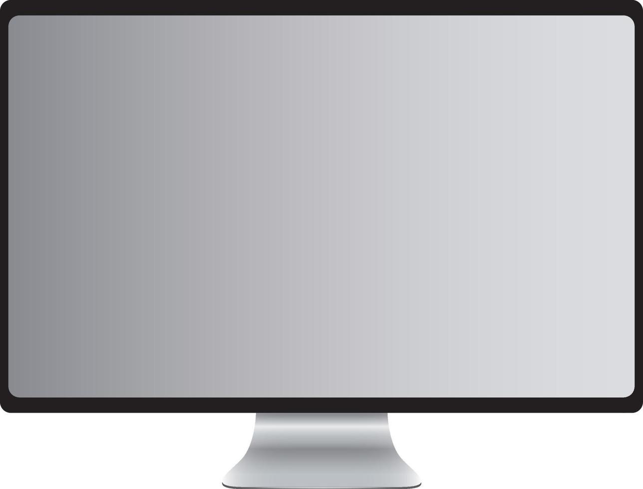 Computer Monitor Vector illustration.