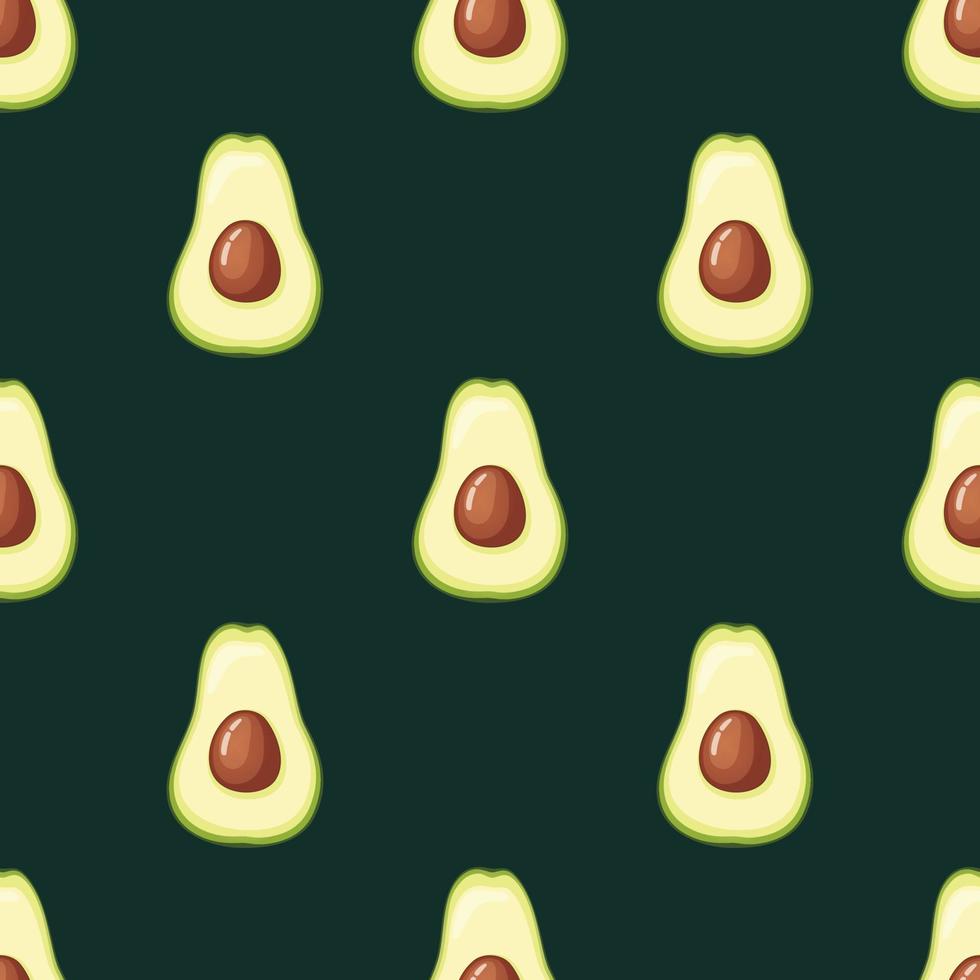 Avocado vector pattern