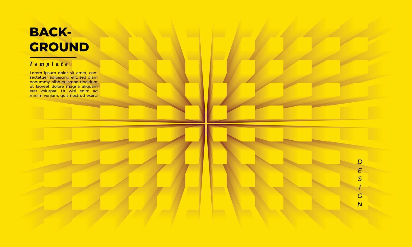 Geometric ssquare background template copy space for poster, banner, flyer, brochure, leaflet, or pamphlet vector