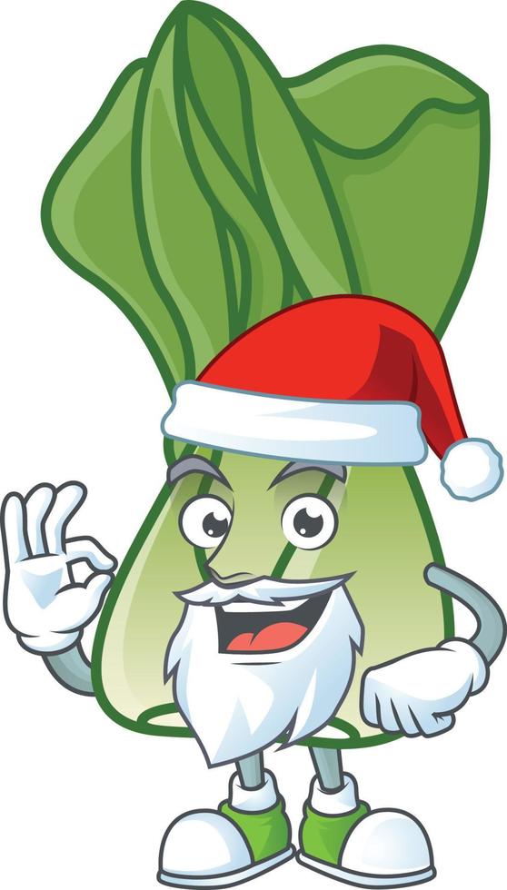 Bok choy cartoon character style vector