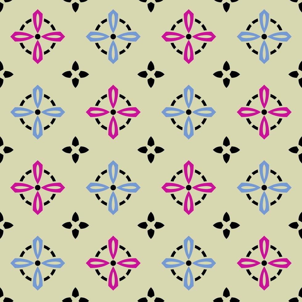 Seamlessly repeatable abstract pattern. Majestic background. Editable vector for Textile