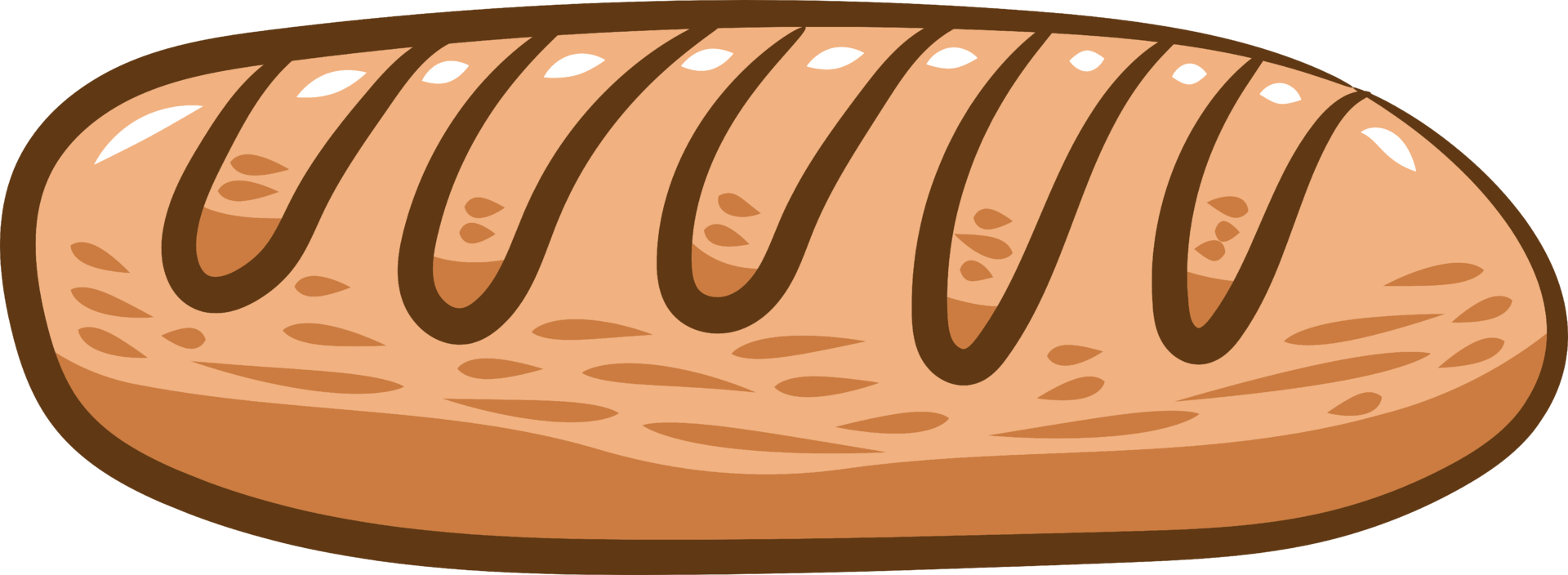 Bread png graphic clipart design