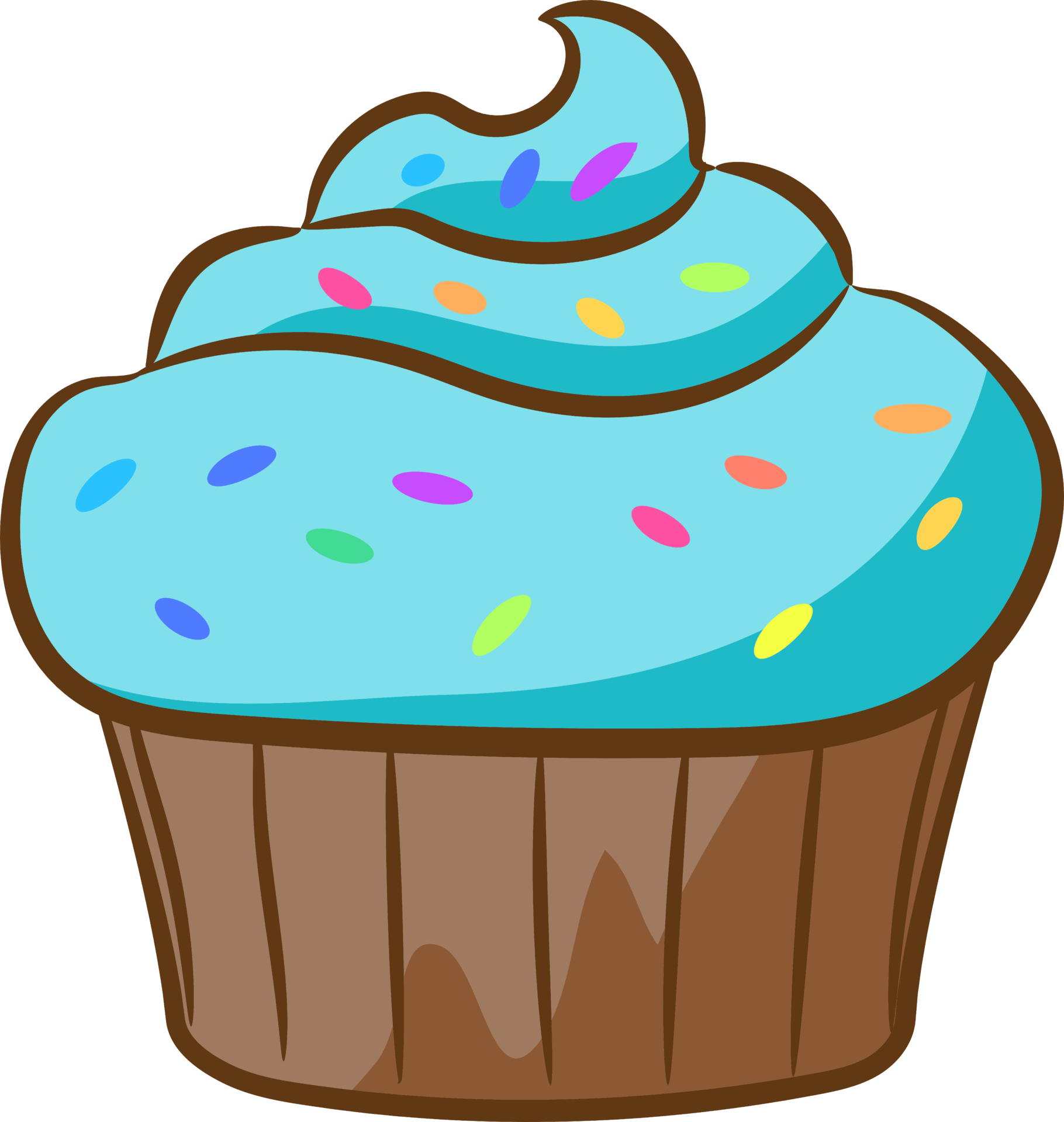 Cupcake Png Design De Clipart Gráfico 19606495 Png