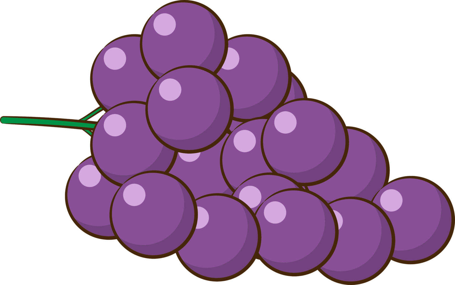 Grape png graphic clipart design