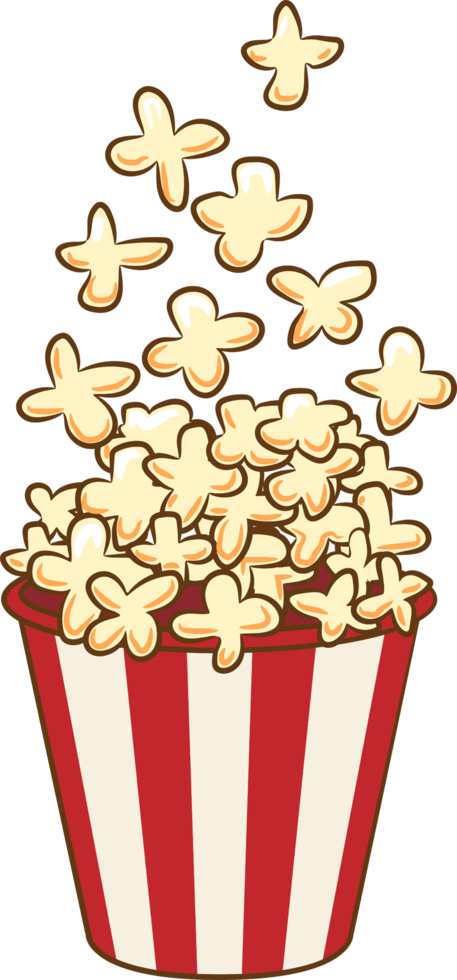 Popcorn png grafico clipart design