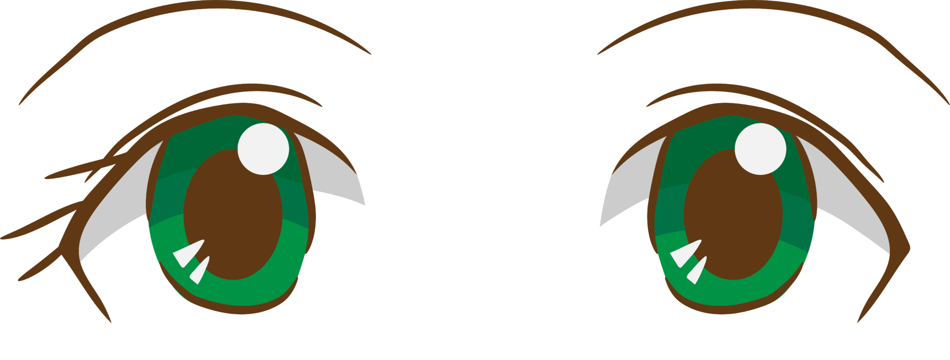 Cute Cartoon Character PNG Picture, Cartoon Anime Characters Cute Green Eyes,  Anime, Character, Eye PNG Image For Free Download