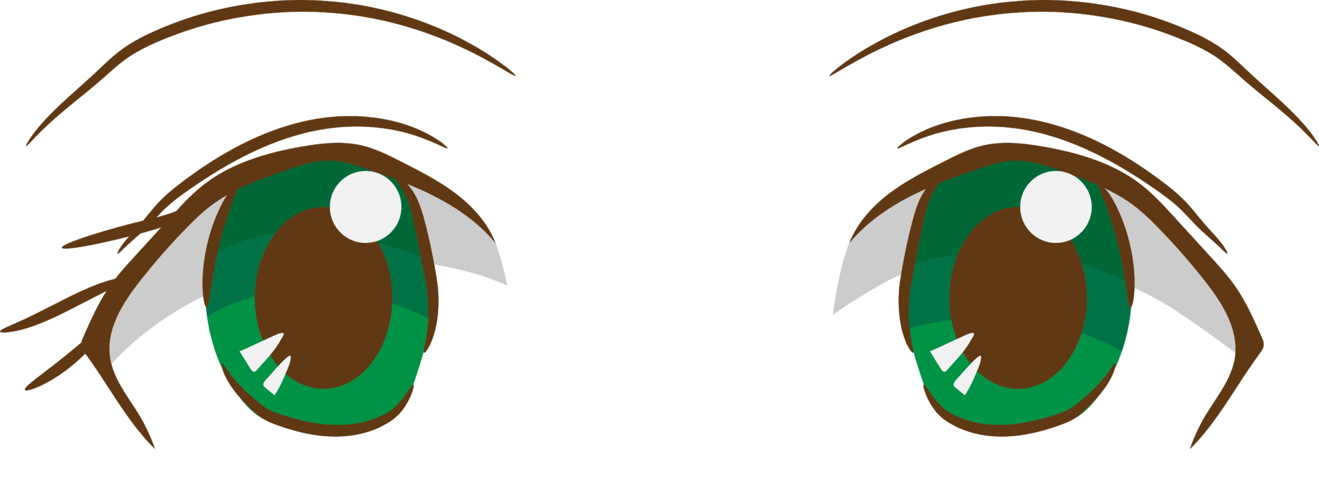 Anime eye png graphic clipart design 19606552 PNG