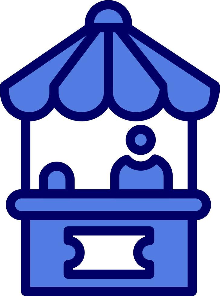 Ticket Office Vector Icon