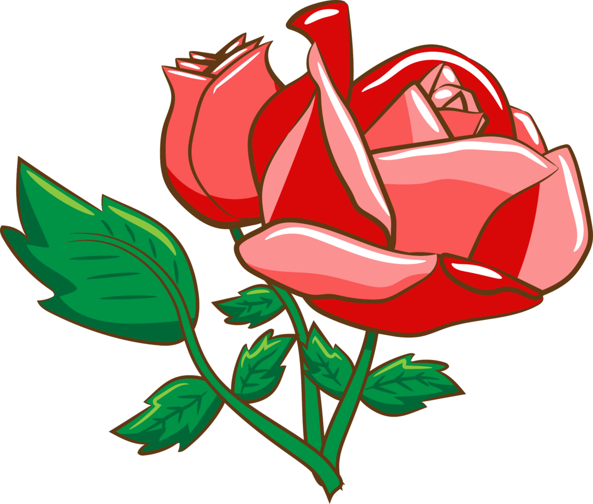 rosa png design de clipart gráfico