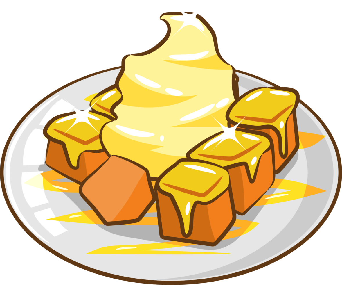 miel toast png graphique clipart conception