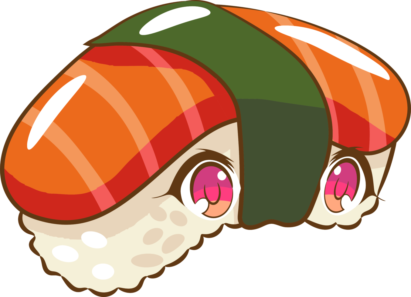 Sushi png graphic clipart design