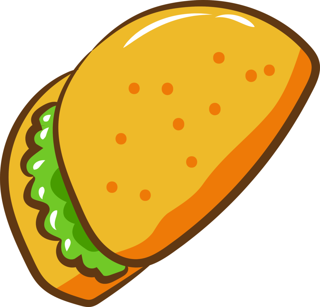 Taco png graphic clipart design