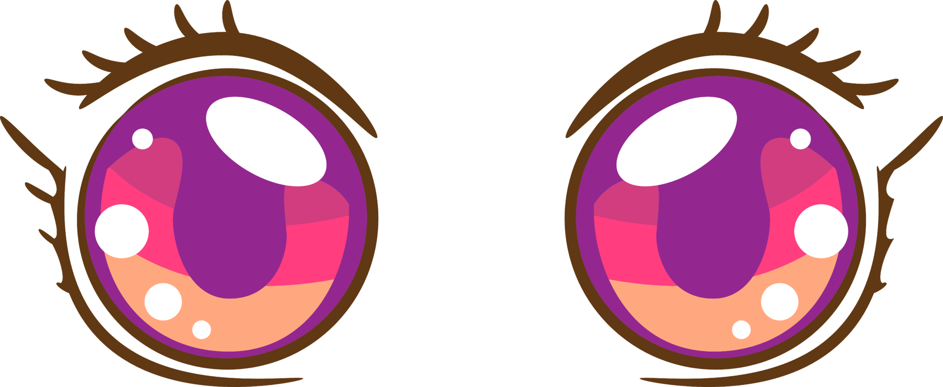 Anime eye png graphic clipart design
