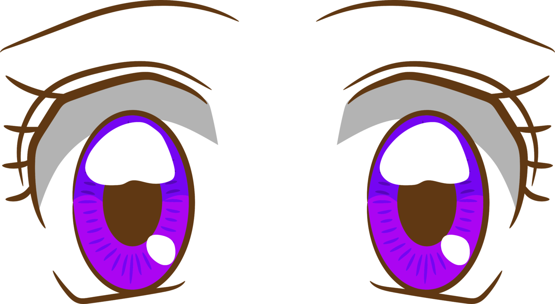 Anime eye png graphic clipart design