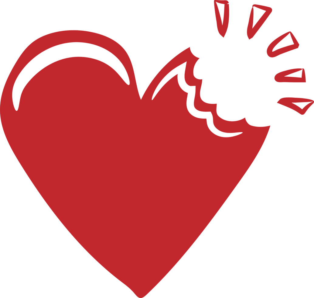 Heart png graphic clipart design