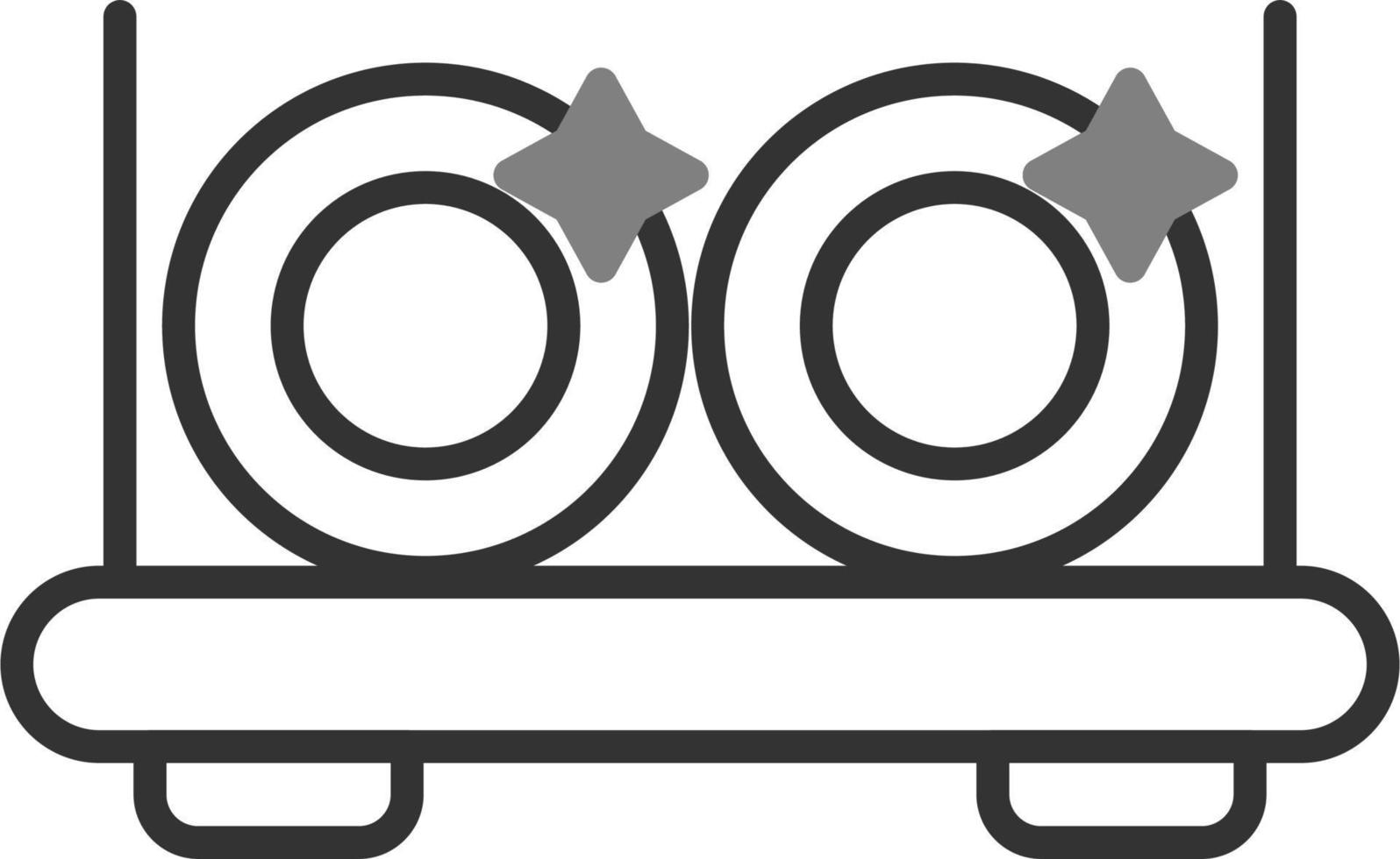 Dish Rack Vector Icon