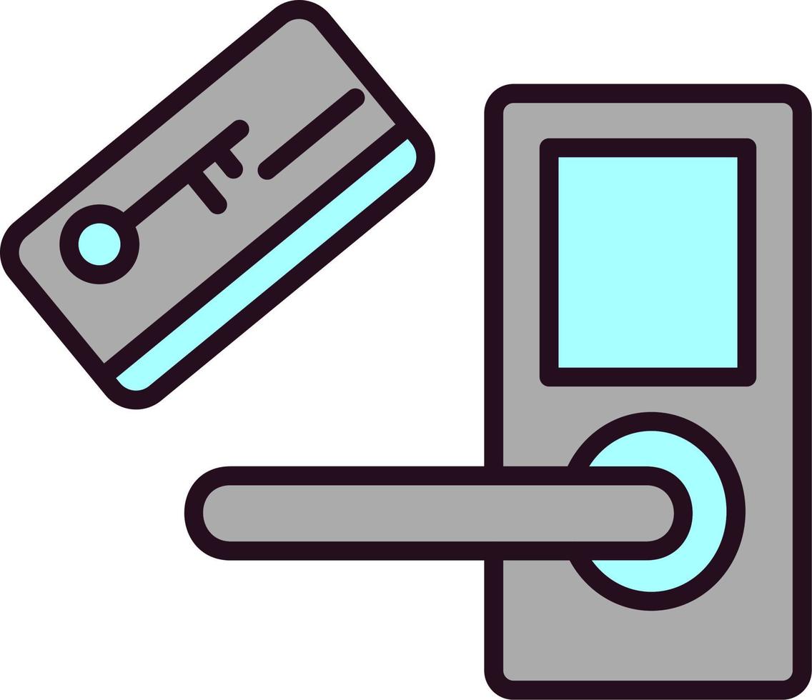 Key card Vector Icon