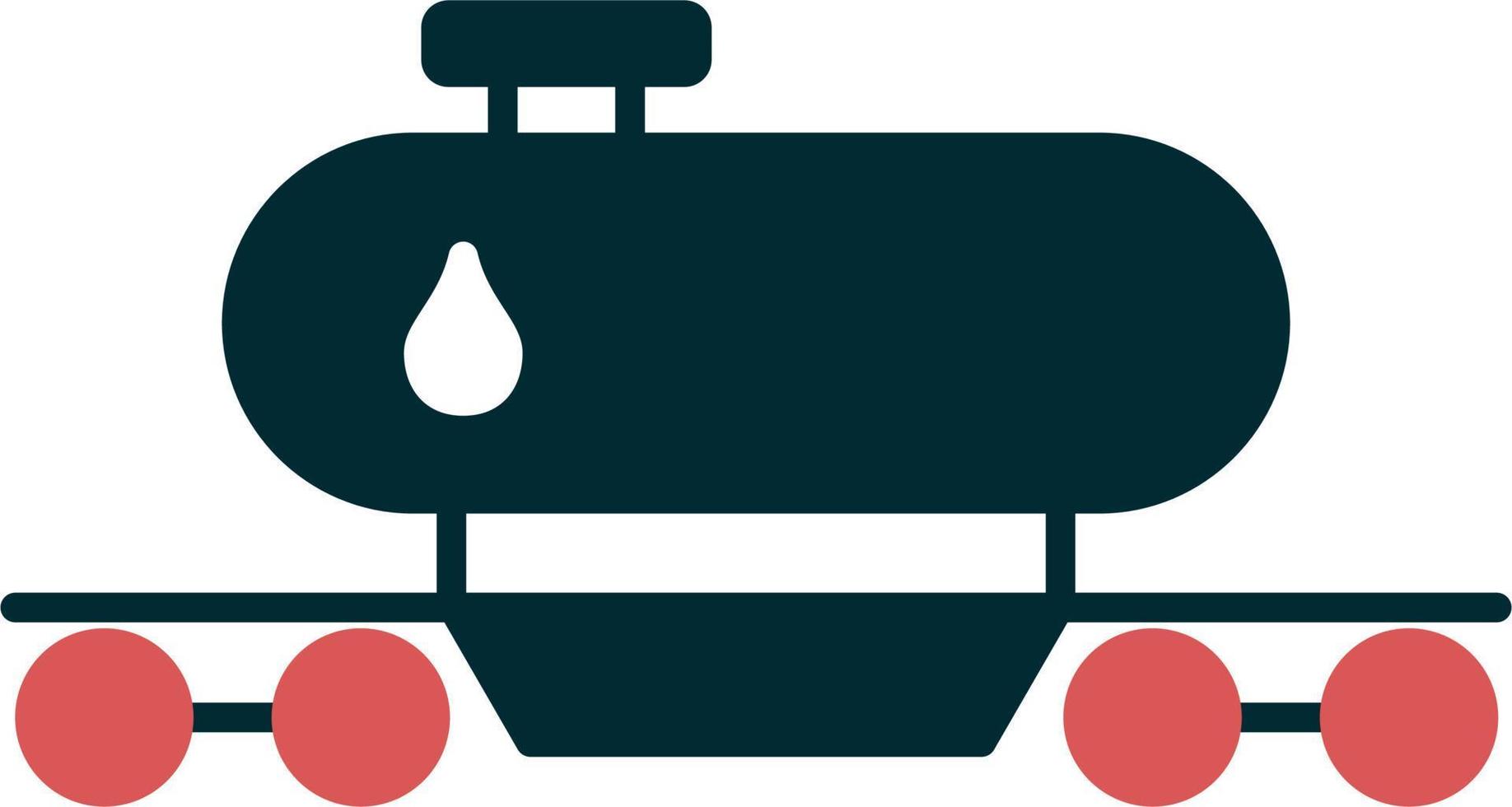 Oil Tank Vector Icon