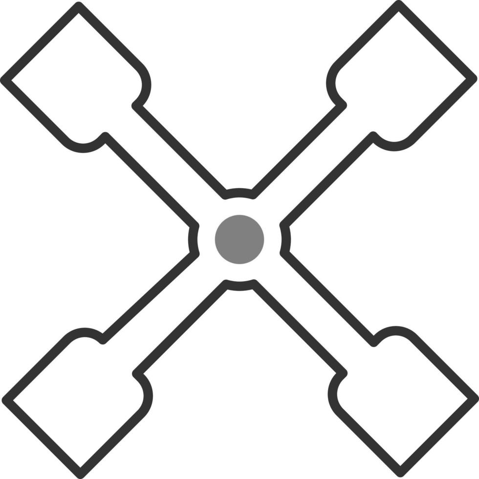 Lug Wrench Vector Icon