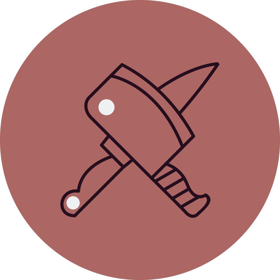 Cleaver Knife Vector Icon