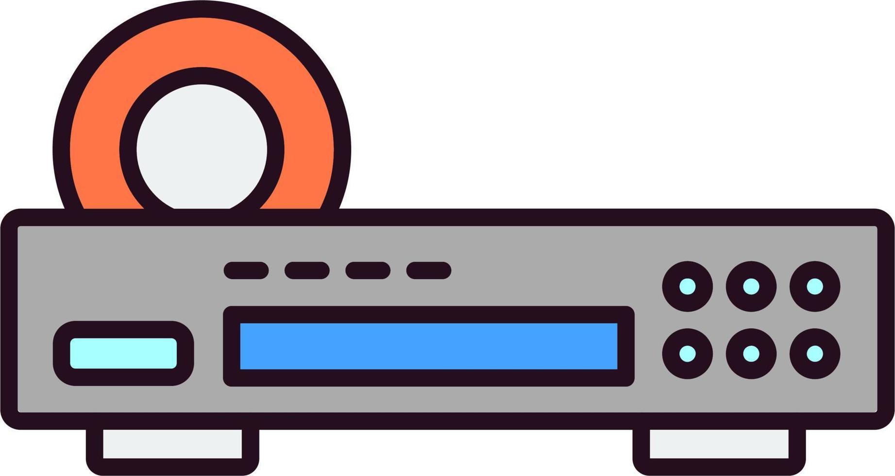 Dvd player Vector Icon