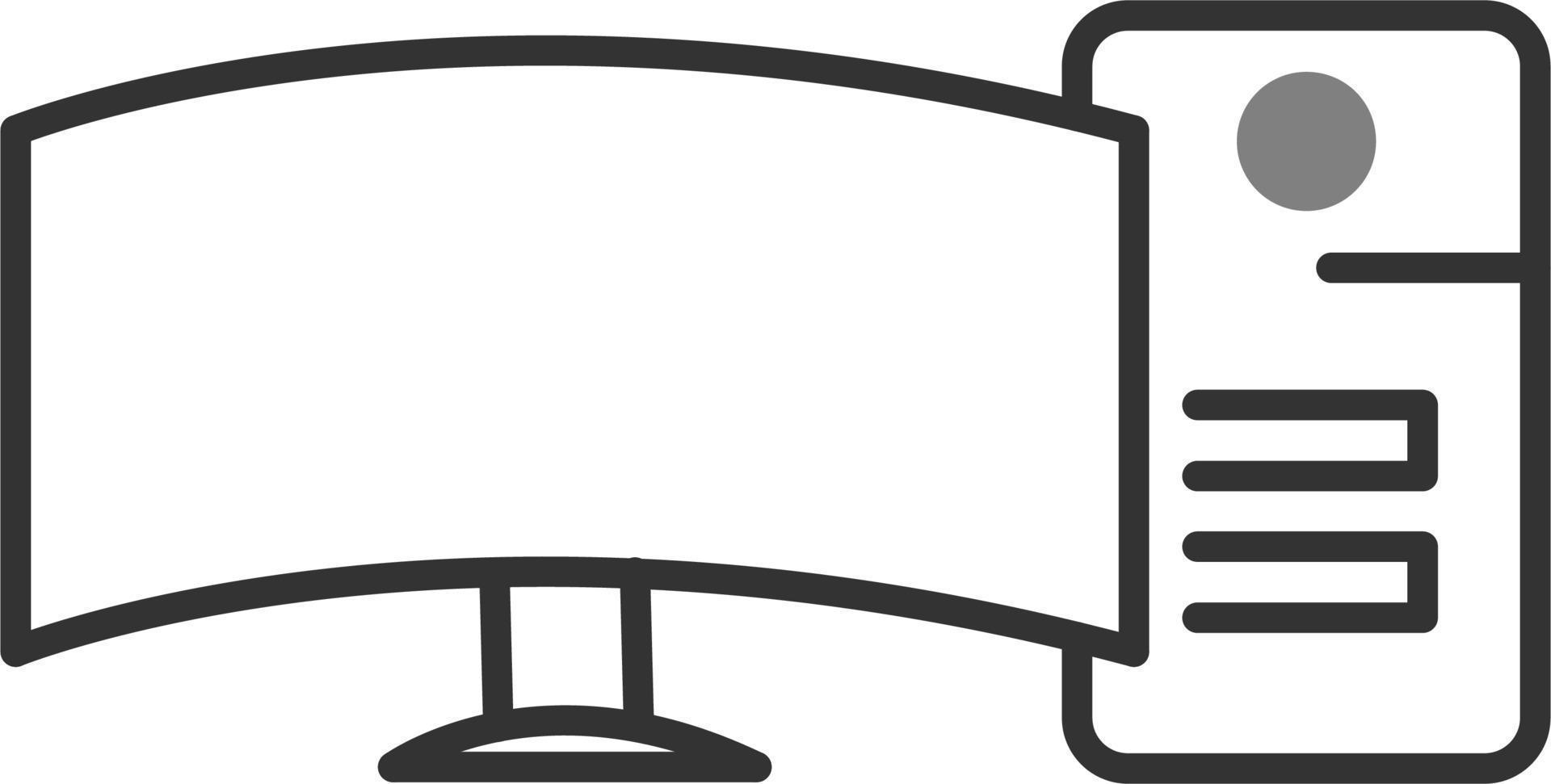 Computer Vector Icon