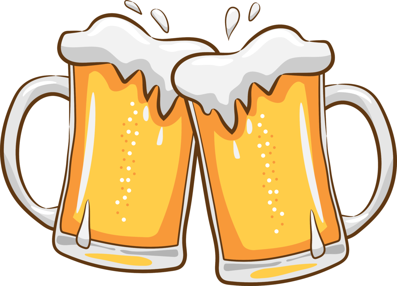 bier mok PNG grafisch clip art ontwerp