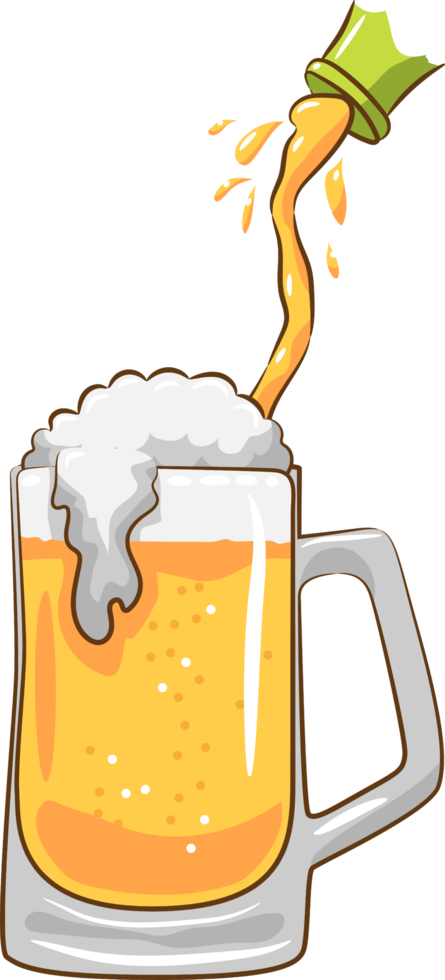 bier mok PNG grafisch clip art ontwerp