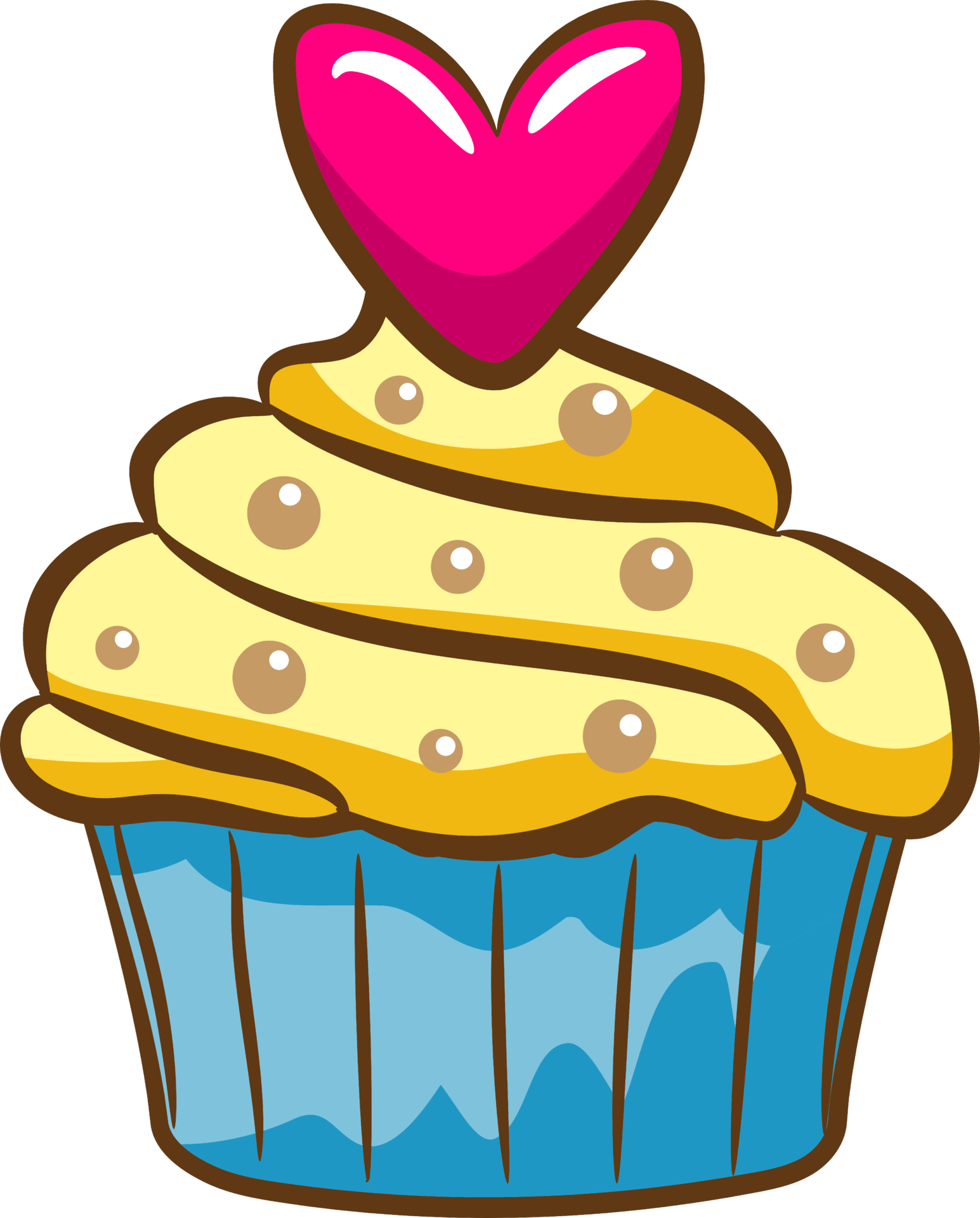 Cupcake png graphic clipart design 19607566 PNG