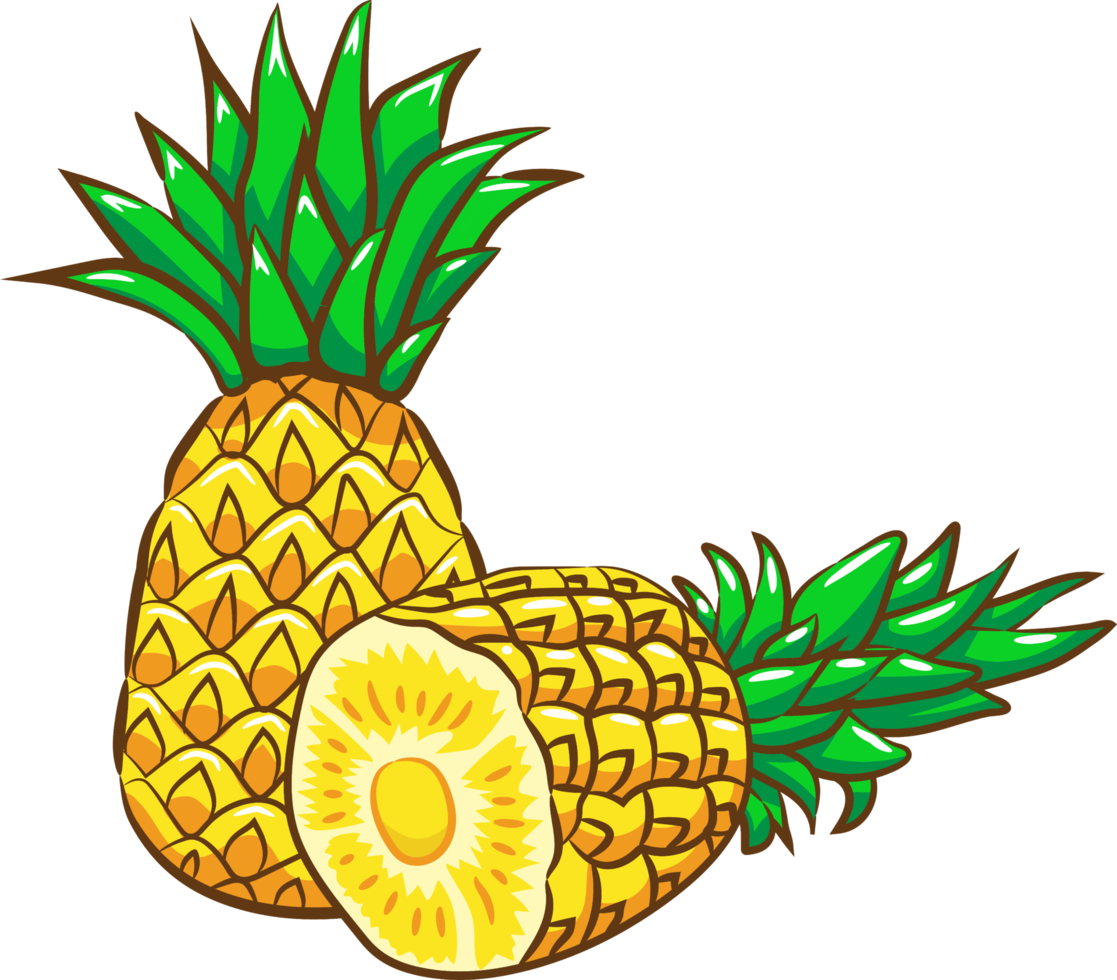 piña png gráfico clipart diseño