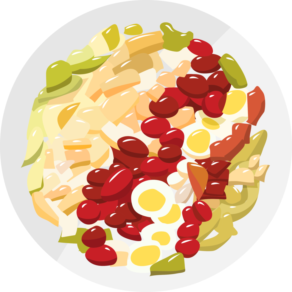 Salad png graphic clipart design