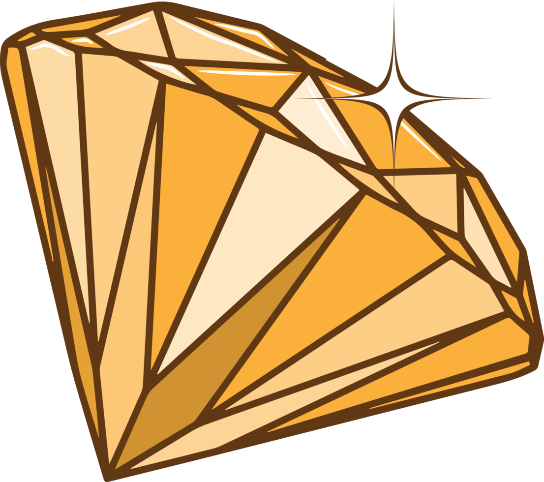 Diamond png graphic clipart design