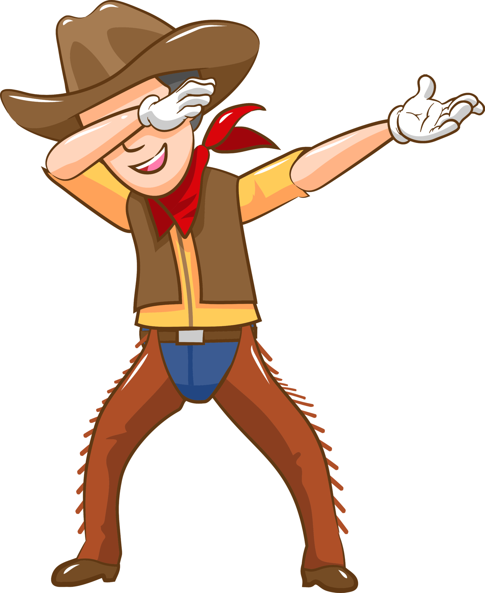 Free vaquero dabbing png gráfico clipart diseño 19607622 PNG with