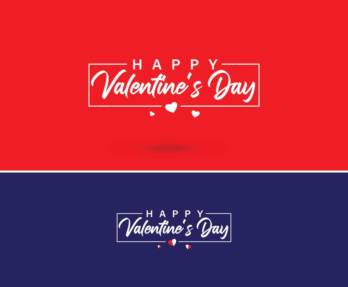 Valentine's day vector illustrations mnemonic design concept