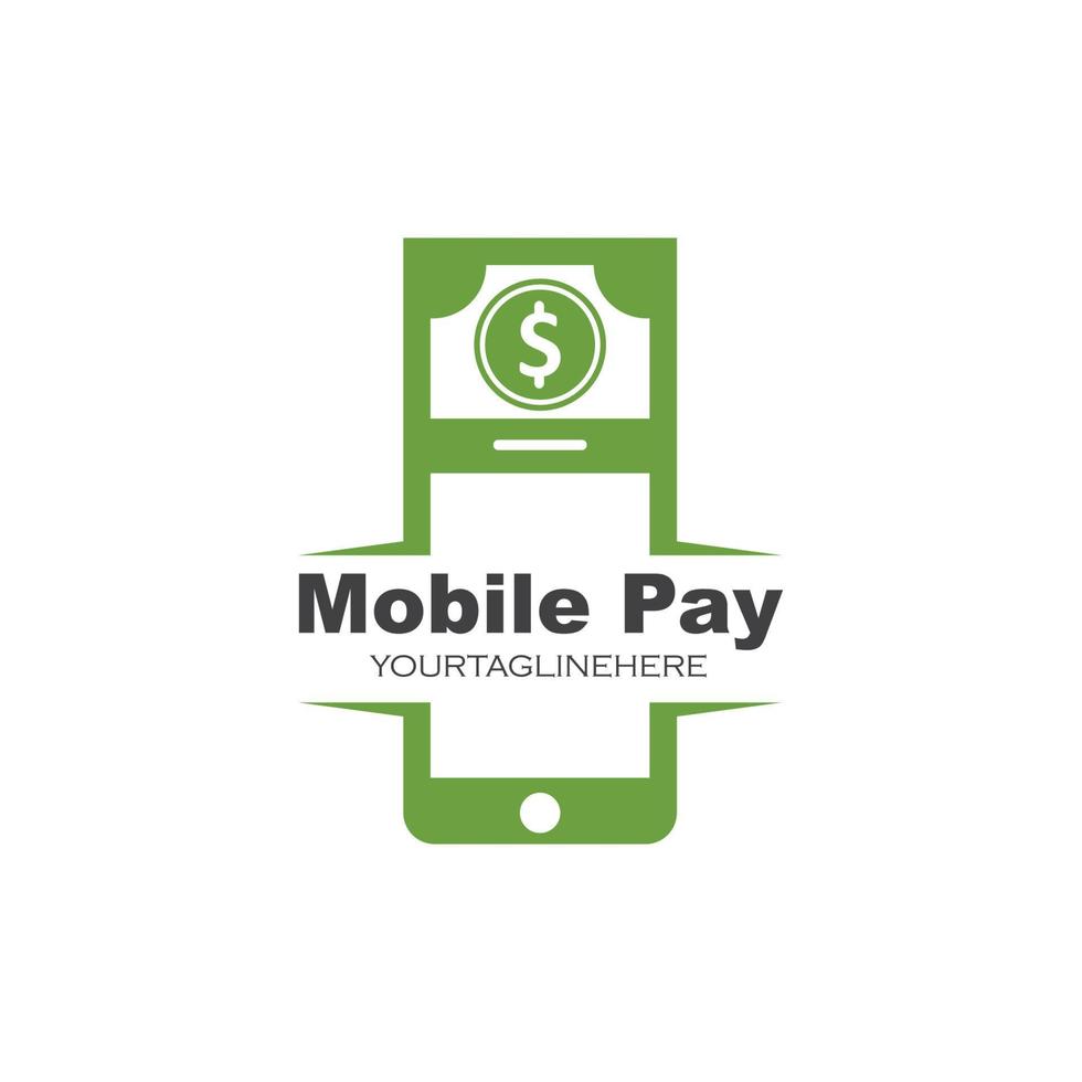 mobile payment logo icon vector illustration design