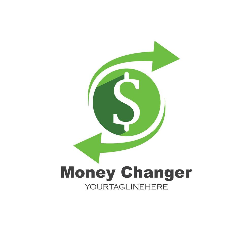 money changer  logo icon vector illustration