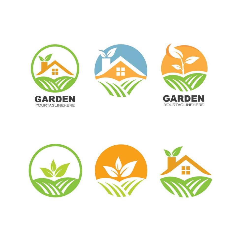 house farm  logo vector icon